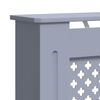 vidaXL Elementskydd MDF gr&aring; 78 cm