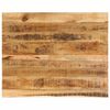 vidaXL Bordsskiva 110x80x3,8 cm levande kant massivt grovt mangotr&auml;
