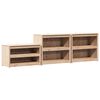 vidaXL Utek&ouml;kssk&aring;p MEPPEL 3 pcs Naturlig Douglas Massivt douglas-tr&auml;