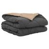 vidaXL Sommar Duvet 220 x 155 cm Sommar 200 gsm Antracit och Taupe