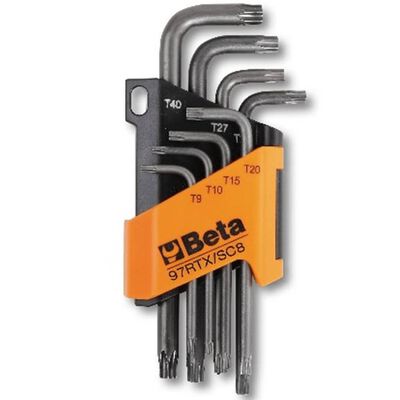 Beta Tools Torxnycklar åtta delar 97RTX/SC8 stål 000970263