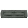 vidaXL Headboard Cushion "Hvar" Dark Grey 180 cm Fabric