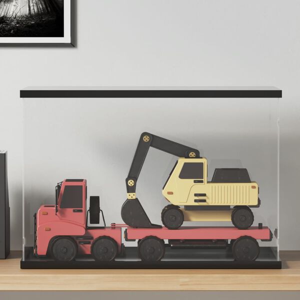 vidaXL Displaylåda transparent 56x36x37 cm akryl