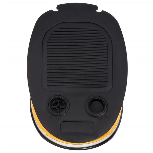 vidaXL Fotpump 26x18 cm PP och PE gr&aring; och gul