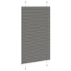 vidaXL Plisserad persienn antracit 70x150cm tyg bredd 69,4cm polyester