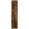 vidaXL Bokhylla rökfärgad ek 60x24x109 cm konstruerat trä