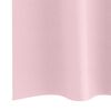 vidaXL M&ouml;rkl&auml;ggningsgardiner med Ringar 2 pcs Babyrosa 175 x 140 cm