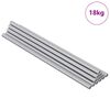 vidaXL G&auml;ngat R&ouml;r 600 st Silver St&aring;l