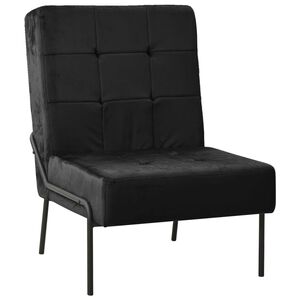vidaXL Avkopplingsstol 65x79x87 cm svart sammet