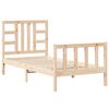 vidaXL S&auml;ngram utan madrass 90x190 cm massiv furu