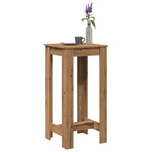 vidaXL Barbord artisian-ek 51x50x103,5 cm konstruerat tr&auml;