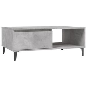 vidaXL Soffbord betonggr&aring; 90x60x35 cm konstruerat tr&auml;