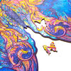 UNIDRAGON Pussel tr&auml; 323 bitar Intergalaxy Butterfly king 41x30 cm