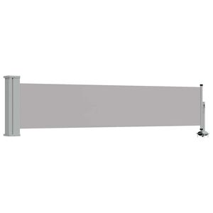 vidaXL Inf&auml;llbar sidomarkis 60x300 cm gr&aring;