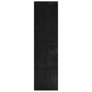 vidaXL Mellanh&ouml;g mjuk och tv&auml;ttbar matta HUARTE Svart 300 x 80 cm