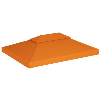 vidaXL Paviljongtak 310 g/m² 3 x 4 m orange
