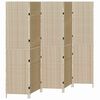 vidaXL Rumsavskiljare Beige 242 x 180 cm konstrotting