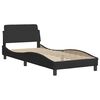 vidaXL Bed Frame without Mattress Black 80x200 cm Velvet