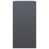 vidaXL Vedst&auml;ll antracit 60x40x80 cm st&aring;l