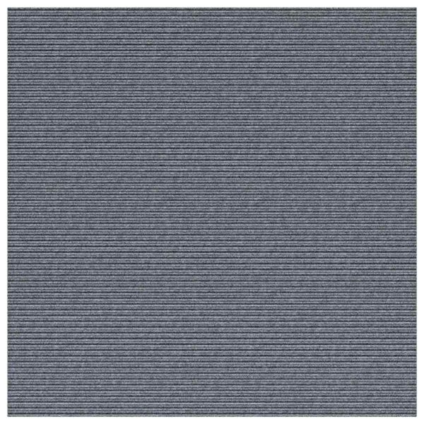 vidaXL Matta-runner Ljusgr&aring; 100 x 100 cm tyg