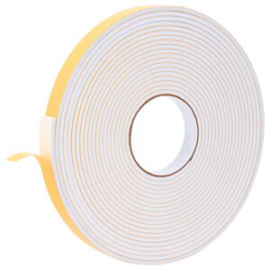 vidaXL Sj&auml;lvh&auml;ftande skumtape Vit 20mm x 10m CR skum