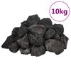 vidaXL Lavagrus 10 kg svart 3-5 cm
