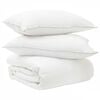 vidaXL T&auml;ckeset 2 st 200 x 240 cm Sommar 150 gsm Bambufiber Vit
