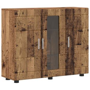 vidaXL Tr&auml;sk&aring;p Gammalt tr&auml; 88,5 x 30,5 x 73 cm Konstruerat tr&auml;