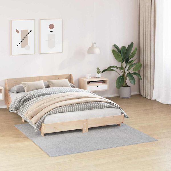 vidaXL Anti-glid Shaggy Matta Gr&aring; 160 x 160 cm PP