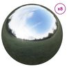 vidaXL Spegelboll 8 st &Oslash; 5 cm Silver Rostfritt st&aring;l 201