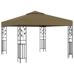vidaXL Paviljong 3x3 m taupe 180 g/m&sup2;