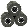 vidaXL Sandskivor 3 st Svart 12 x 12 x 10 cm Syntetisk fiber
