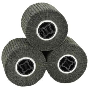 vidaXL Sandskivor 3 st Svart 12 x 12 x 10 cm Syntetisk fiber
