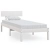 vidaXL S&auml;ngram vit massiv furu 90x200 cm