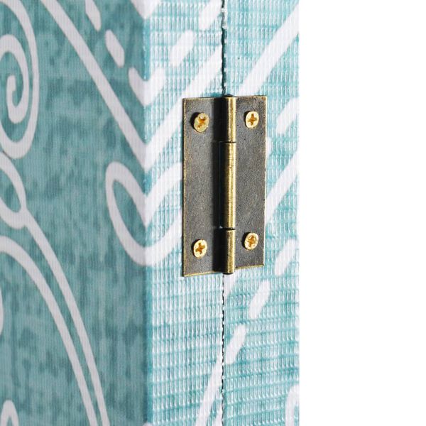 vidaXL Vikbar rumsavdelare fjäril 228x170 cm blå