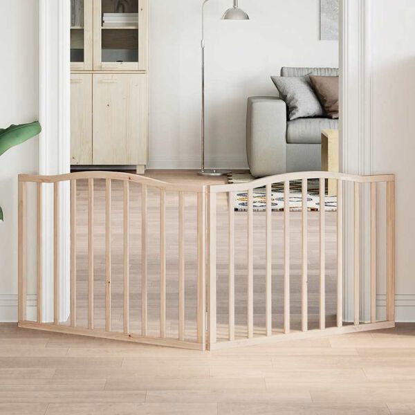 vidaXL Hundgrind hopf&auml;llbar 2 paneler 160 cm poppel