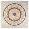 vidaXL Mosaikplattor solrosm&ouml;nster Flerf&auml;rgsdesign 120 x 120 cm Marmor