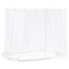 vidaXL Myggn&auml;t f&ouml;r Gazebo 220 Mesh 220 mesh Vit 2 x 2 x 2 m Polyester
