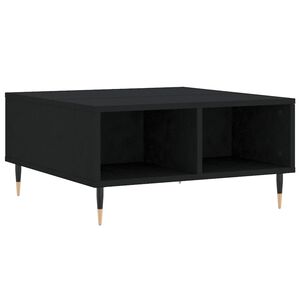 vidaXL Soffbord svart 60x60x30 cm konstruerat tr&auml;