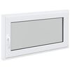 vidaXL K&auml;llarf&ouml;nster RISOR 110 x 60 cm PVC och glas Vit