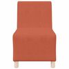 vidaXL Modulsofa utan armst&ouml;d 2 pcs Orange 55 x 74 x 82 cm