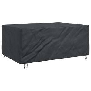 vidaXL M&ouml;bel&ouml;verdrag Enf&auml;rgad Svart 230 x 165 x 80 cm 420D