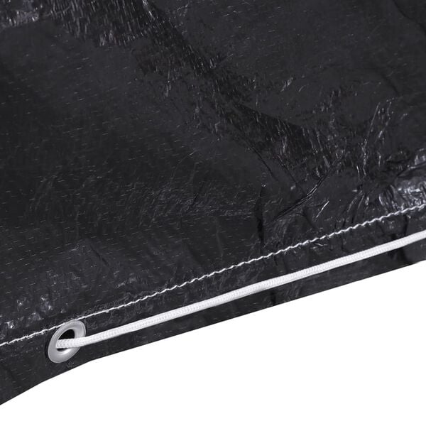 vidaXL Överdrag för trädgårdsmöbler 2 st 10 öljetter 205x90 cm