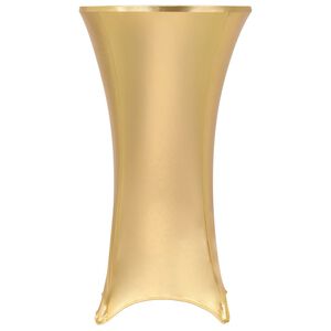 vidaXL Bords&ouml;verdrag 2 st stretch guld 60 cm