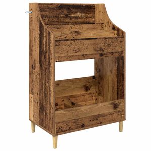 vidaXL Mediasyllar Gammalt tr&auml; 70,5 x 46 x 112 cm Konstruerat tr&auml;