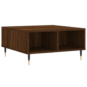 vidaXL Soffbord brun ek 60x60x30 cm konstruerat tr&auml;