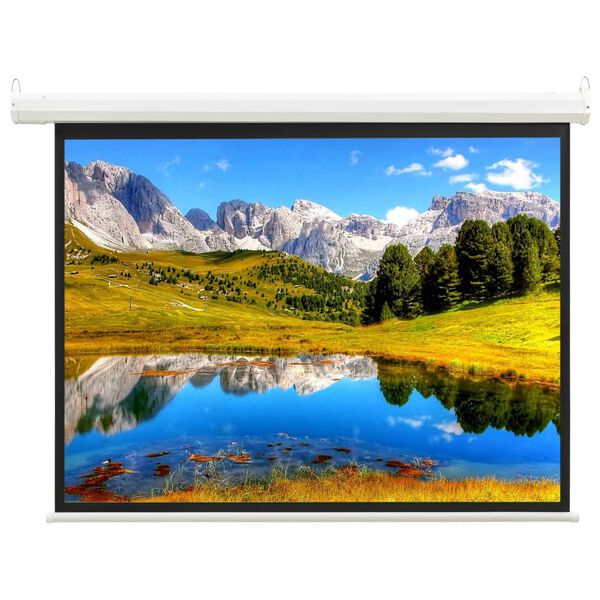 vidaXL Elektrisk projektorduk med fj&auml;rrkontroll 59" 1:1