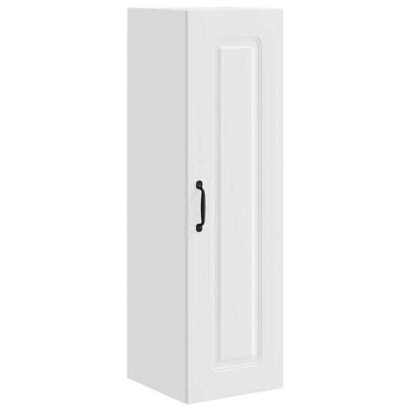 vidaXL Väggskåp för kök med hylla Vit 30 x 31 x 100 cm Konstruerat trä