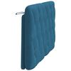 vidaXL Headboard Cushion Blue 120 cm Velvet