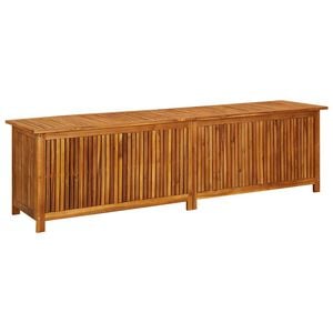vidaXL Dynbox 200x50x58 cm massivt akaciatr&auml;